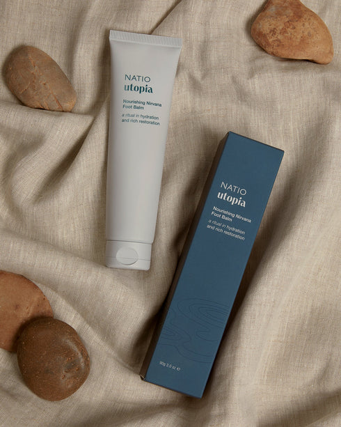 Natio Utopia Nour Nirvana Foot Balm 90g Matakana Pharmacy